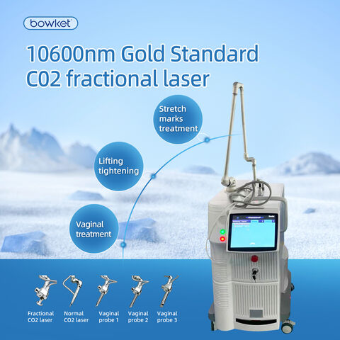 BOWKET Tragbarer fraktionierter CO2-Laser Metallröhre Vaginal- & Gesichts-Beauty-Spa-Ausrüstung
