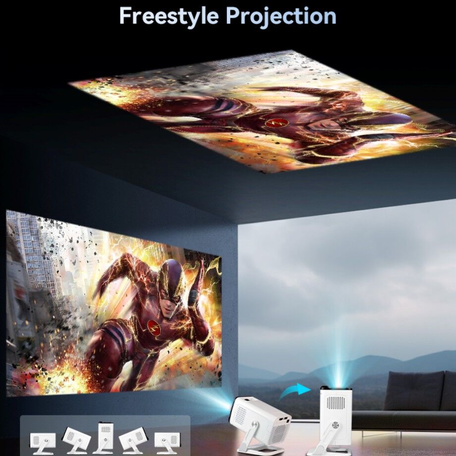 Fxe Mini Projector New Tooling X1 Updated 140ansi Mini Portable Projector Smart Projector ...