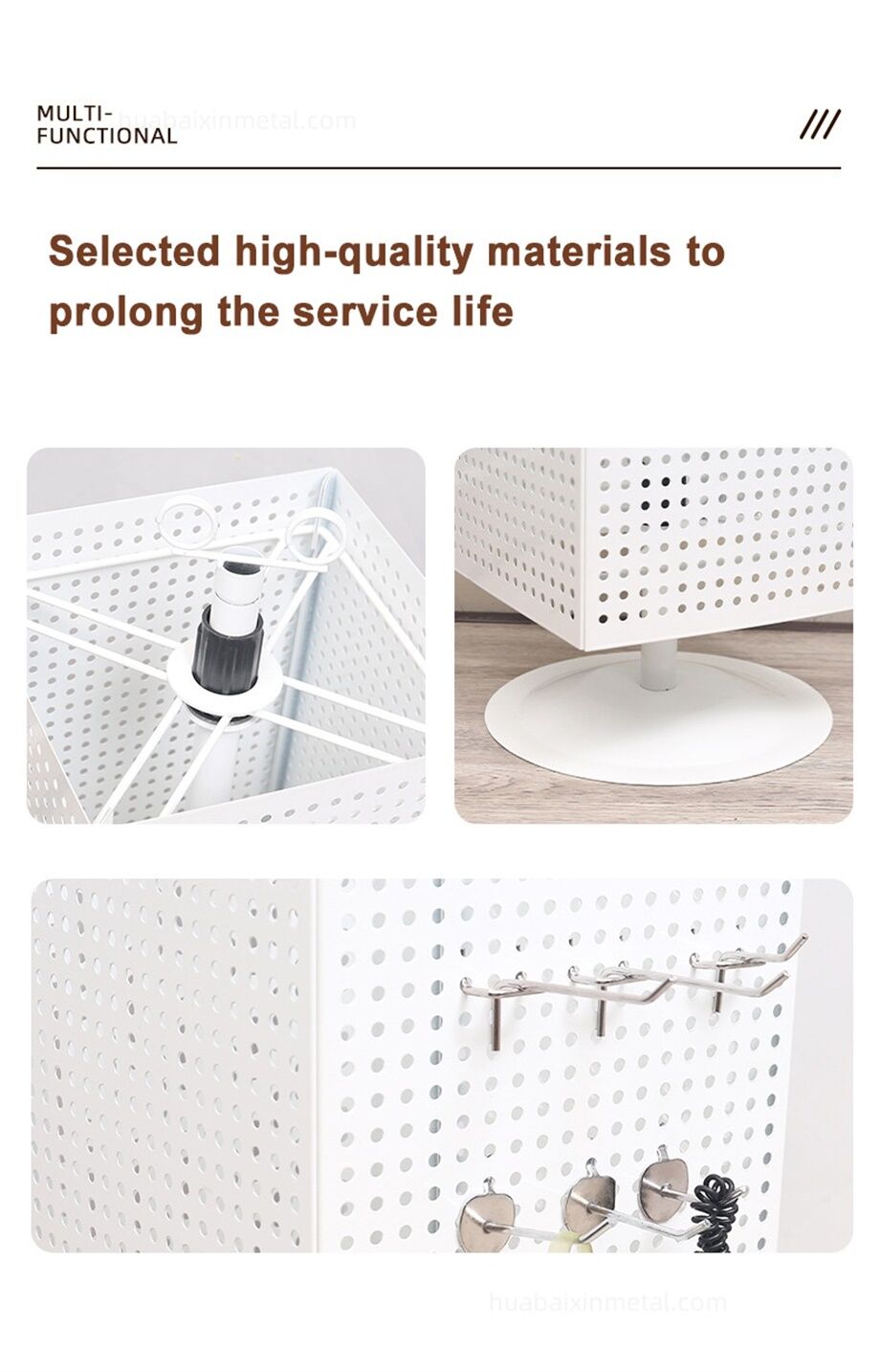 Factory Direct High Quality China Wholesale Four-sided Rotating Metal ...