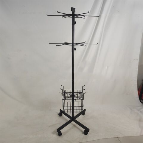 School Stationery Store Display Racks Rotating Racks Badminton Table Tennis Rackets Document Bags Hook Racks-for Sports