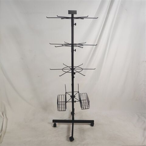 School Stationery Store Display Racks Rotating Racks Badminton Table Tennis Rackets Document Bags Hook Racks-for Sports