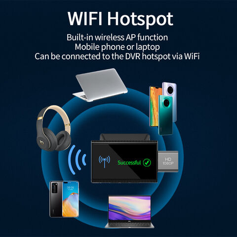 Caméra Embarquée 4G pour Voiture Full HD 1080P Android 8.1 WIFI GPS Double Objectif Enregistreur Vidéo