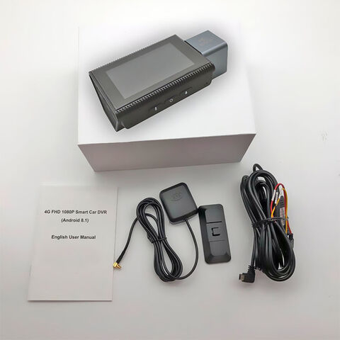 Caméra Embarquée 4G pour Voiture Full HD 1080P Android 8.1 WIFI GPS Double Objectif Enregistreur Vidéo
