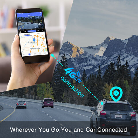 Caméra Embarquée 4G pour Voiture Full HD 1080P Android 8.1 WIFI GPS Double Objectif Enregistreur Vidéo