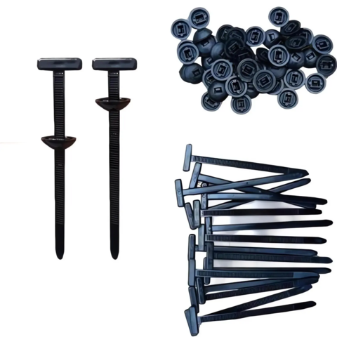 150-Piece Universal Nylon Cable Tie Buckle Set – Car Trim Fasteners With Storage Box - View #8