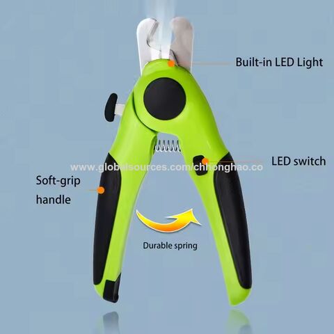 LED-Licht Batteriebetriebene Haustier Nagelschere und -knipser für Hunde