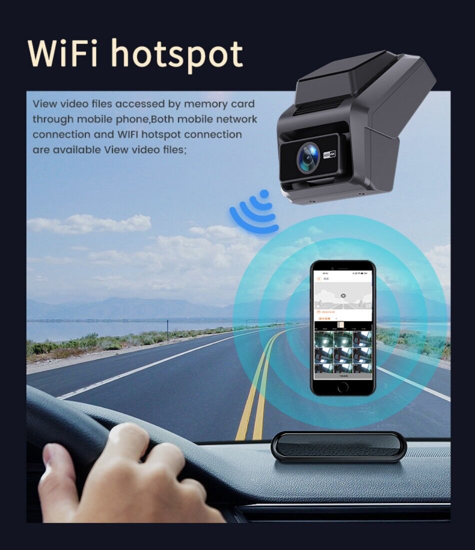 Dual Lens 2k Mini 4g Car Camera With Night Vision Wifi Gps Tracking ...