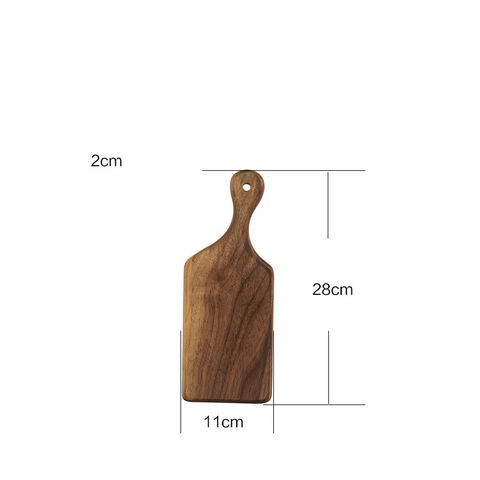 Planche à découper en bois de noyer noir en gros pour fruits, pain, steak et autres aliments