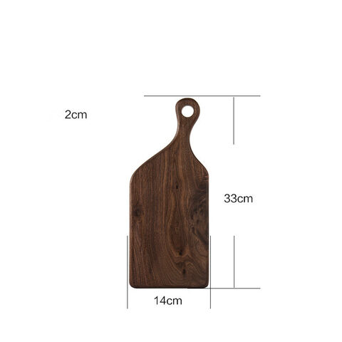 Planche à découper en bois de noyer noir en gros pour fruits, pain, steak et autres aliments