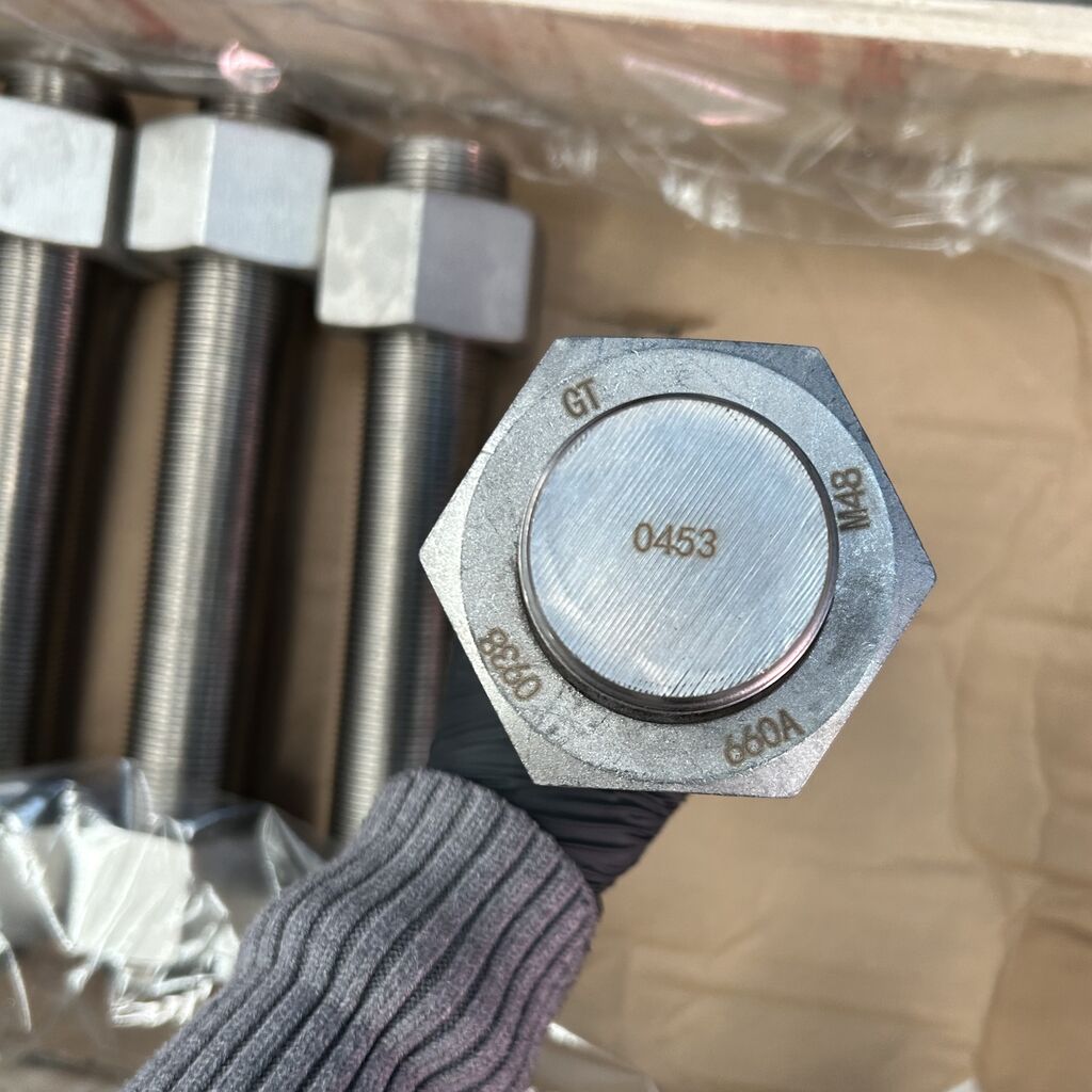 A453 Gr.660 Class A S-bolt 2hhn 3/4 X 120 Mm Inconel Alloy