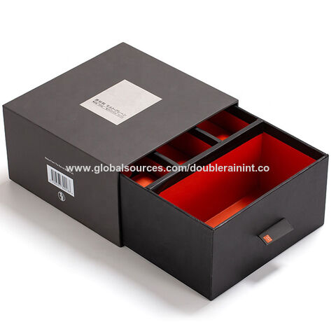 Caja creativa de embalaje para joyas con cajón extraíble, embalaje de regalo para múltiples herramientas de vino, para tarros de velas y productos de baño