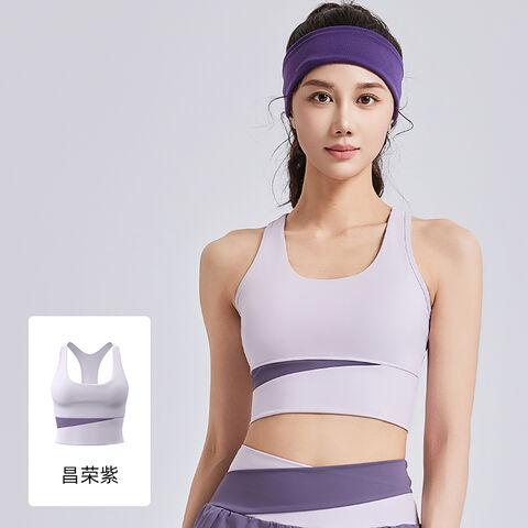 Soutien-gorge de Yoga à Maintien Léger avec Tissu Anti-Transpiration et Bonnets Amovibles - Respirant & Sans Armature