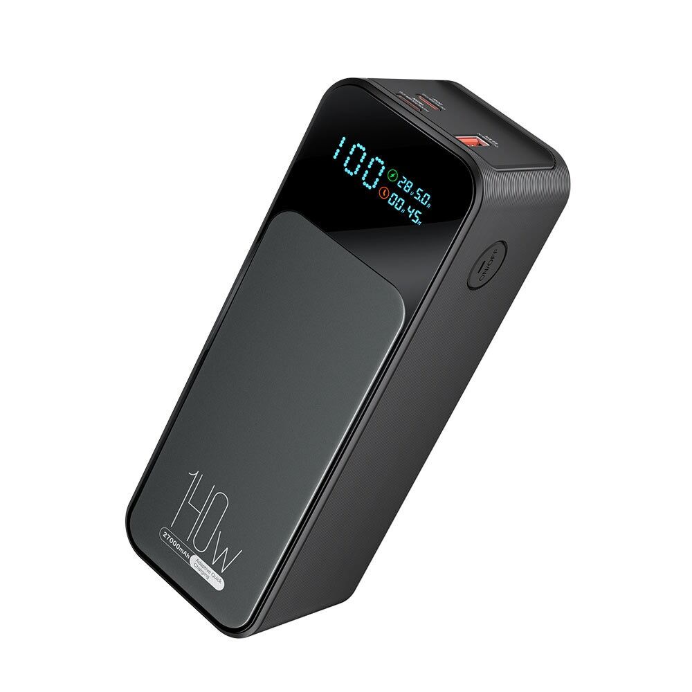 Custom Led Display Dual Way Fast Charging Pd 140w 27000mah Mini Compact