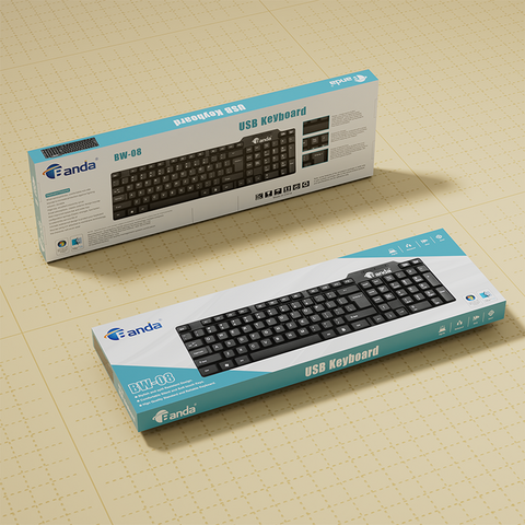 Teclado de computador preto barato por atacado, layout árabe inglês, teclado USB com fio de 104 teclas para PC laptop