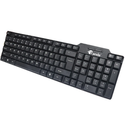 Teclado de computador preto barato por atacado, layout árabe inglês, teclado USB com fio de 104 teclas para PC laptop