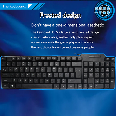 Teclado de computador preto barato por atacado, layout árabe inglês, teclado USB com fio de 104 teclas para PC laptop