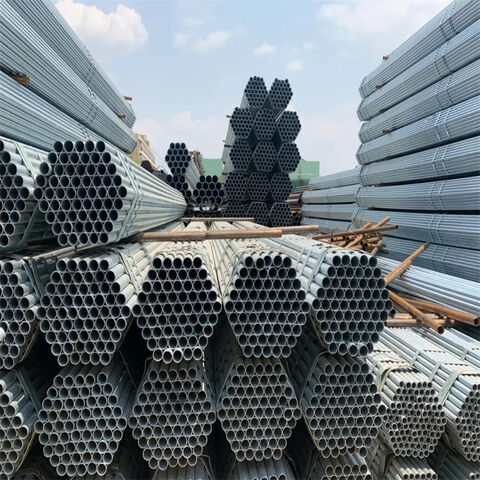 Tubos de Aço Galvanizado SPCC SPHC de Qualidade Premium em Estoque Pronto para Entrega, Tubos GI de 114mm de Espessura para Uso Industrial