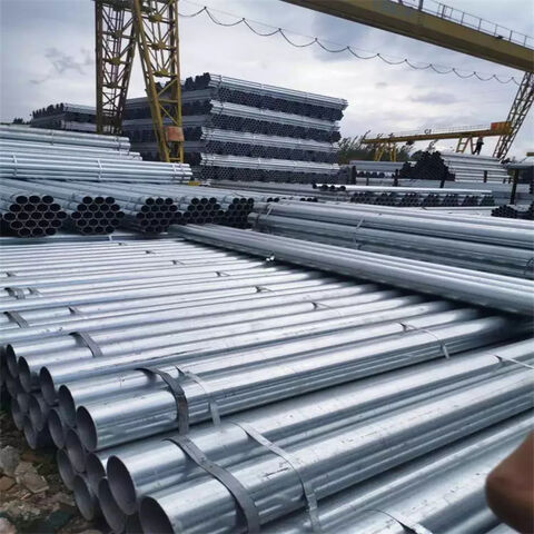 Tubos de Aço Galvanizado SPCC SPHC de Qualidade Premium em Estoque Pronto para Entrega, Tubos GI de 114mm de Espessura para Uso Industrial
