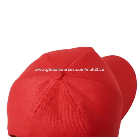 Casquettes de baseball en sergé de coton à la mode et bon marché en gros avec logo personnalisé