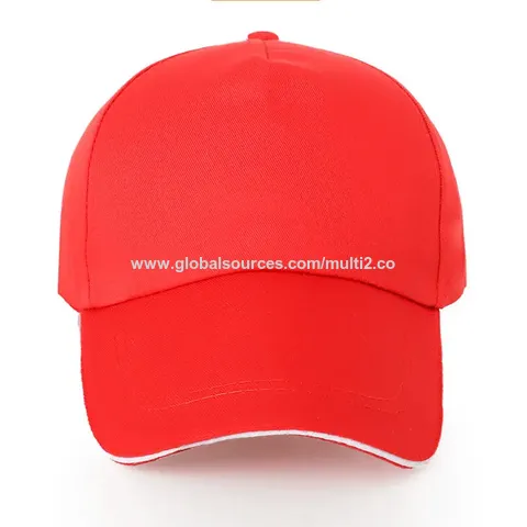 Casquettes de baseball en sergé de coton à la mode et bon marché en gros avec logo personnalisé