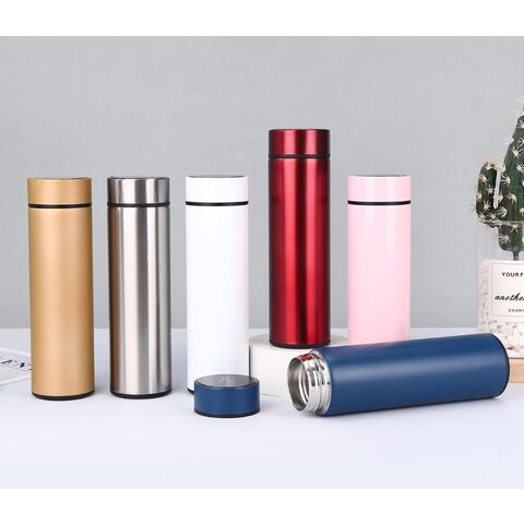 500ml Smart LED Wasserflasche mit individuellem Logo, Vakuum-Thermobecher, Digitale Thermo-Manufaktur, Vakuum-Teeflasche mit Temperaturanzeige
