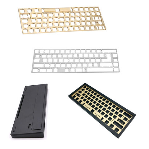 Pièces d'usinage CNC de précision OEM personnalisées et bon marché, boîtier de clavier CNC en laiton et aluminium mécanique