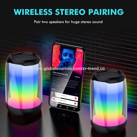 Pluse4 Ersatz L9 Bluetooth 5.3 Heimkino Audiosystem Desktop RGB LED Mini Kabelloser Bluetooth Lautsprecher Unterstützt TF AUX USB