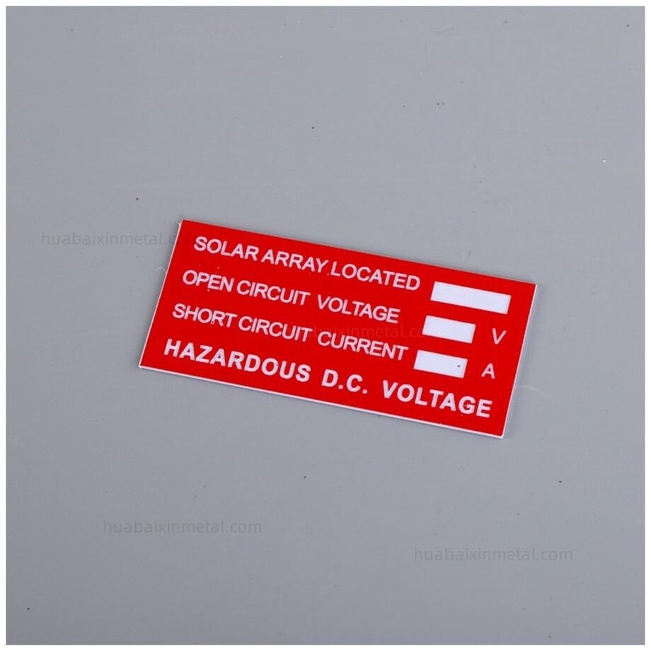 Two Color Plate Huabaixin Factory-made Two-color Plate Engraving Electrical Signage ...