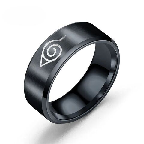 Anillo para Hombre de Acero Inoxidable y Titanio con Diseño Envolvente