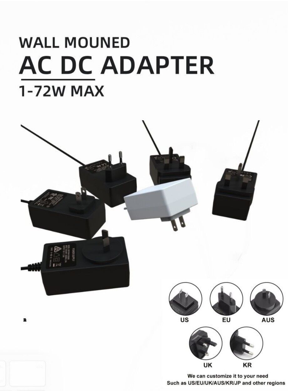 Replacement AC Power Adaptor For HB-DC12V 6W 12VDC 500mA Zhejiang Yuyao Xianghe