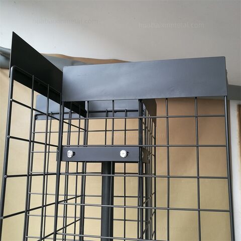 Boutique 4-Sided Mesh Rotating Jewelry Pendant Rack Multi-Functional Floor-to-Ceiling Supermarket Shelf Warehousing Supply