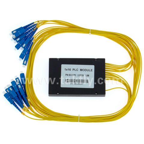 Splitter PLC 1X8/16 0.9MM avec Connecteur SCAPC Module ABS - Diviseur Optique de Haute Qualité