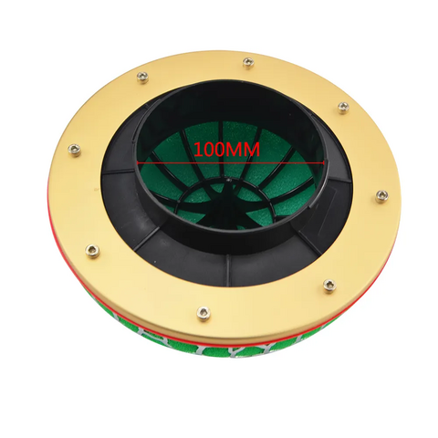 Filtre d'admission universel JDM pour véhicule, 60mm 80mm 100mm, Modification Auto Racing, Filtre Champignon/Nid d'abeille, Vente en gros fabricant Chine