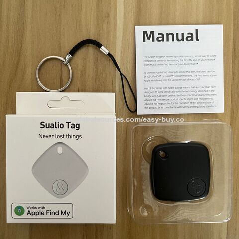 Dispositivo Anti-Perda Bluetooth Localizador de Chaves para Bagagem, Rastreador Certificado Find My para iOS, Posicionador de Busca para Celular