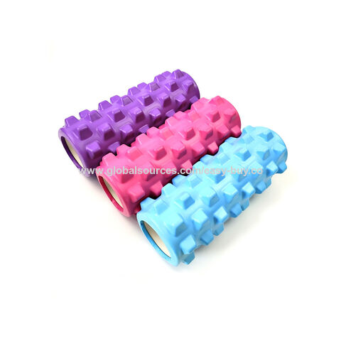Rouleau en mousse pour yoga, colonne de fitness, roue amincissante pour les jambes, bâton en forme de dent de loup, axe en mousse Langya, masseur de relaxation musculaire