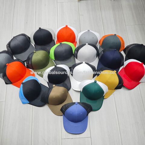 Casquette trucker Richardson légèrement incurvée OEM avec personnalisation du logo disponible