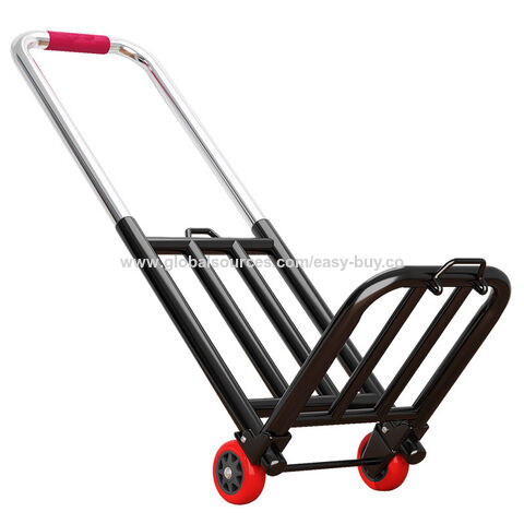 Klappbarer Kleintransporter-Anhänger, leichter Treppensteiger-Wagen, Stahlplatte für Haushalt, Sackkarre