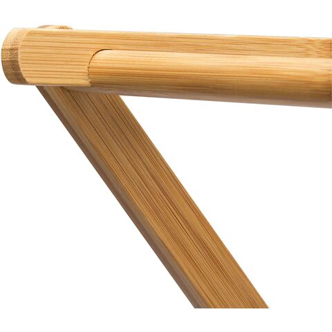 Estante para toallas de mano, toallero de baño, tendedero de suelo estable, tendedero doméstico para baño, madera de bambú