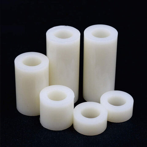 Entretoises rondes M3 en nylon OEM, entretoises en plastique ABS noir et blanc pour fixations de PCB