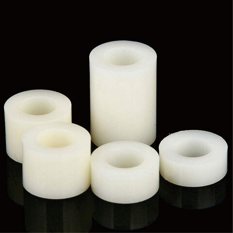 Entretoises rondes M3 en nylon OEM, entretoises en plastique ABS noir et blanc pour fixations de PCB