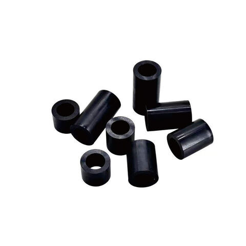 Entretoises rondes M3 en nylon OEM, entretoises en plastique ABS noir et blanc pour fixations de PCB