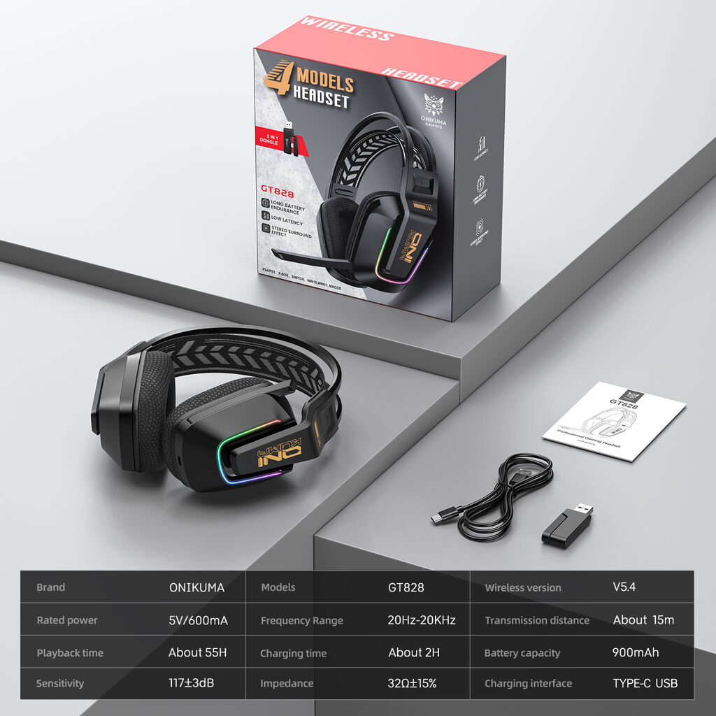 Factory Direct High Quality China Wholesale Onikuma Gt828 Wireless