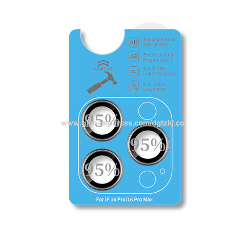 Película protectora de lente para Apple 17 Plus, iPhone 17 Pro Max, y iPhone 15 Pro/16. Protección premium para la cámara de tu móvil.