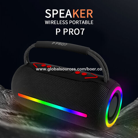 Altavoces Bluetooth únicos de 20W con soporte para llamadas BT, radio FM, tarjeta TF, unidad USB, AUX, TWS y LED de alta calidad - Altavoces privados