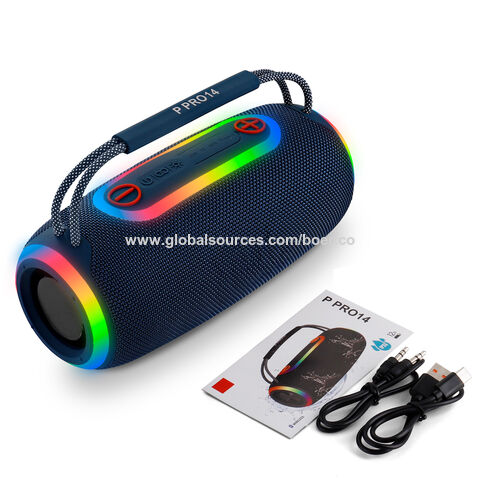 Altavoces Bluetooth únicos, altavoces de 20W para TELÉFONO MÓVIL, altavoces RGB, altavoces USB, altavoz inalámbrico de buena calidad, OEM