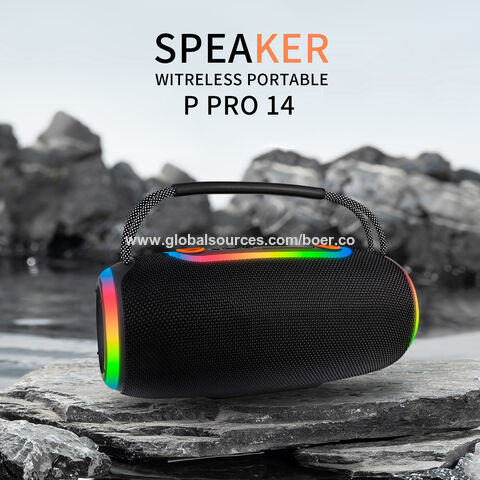 Altavoces Bluetooth únicos, altavoces de 20W para TELÉFONO MÓVIL, altavoces RGB, altavoces USB, altavoz inalámbrico de buena calidad, OEM