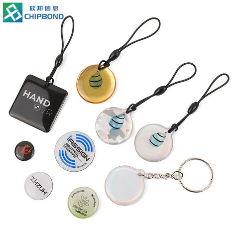 Prix usine Conception personnalisée Ultraléger EV1 tag rfid Époxy Contrôle d'accès Étiquette de clé d'hôtel