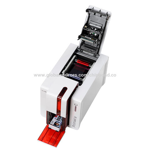 Imprimante Evolis Primacy Meilleure Vente, Impression Thermique Directe, NFC, Imprimante de Cartes d'Identité PVC avec Impression Simple Face/Double Face pour cartes blanches