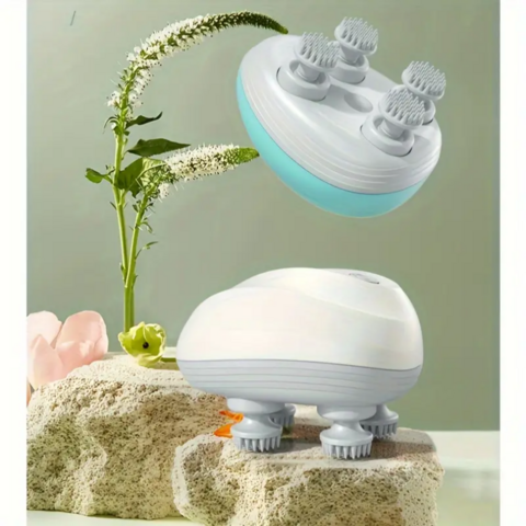 2025 Elektrisches Mini-Vibrations-Körpermassagegerät für Kopfhaut, kabellos, tragbar, wasserdicht, Smart, für Mensch und Tier im Großhandel