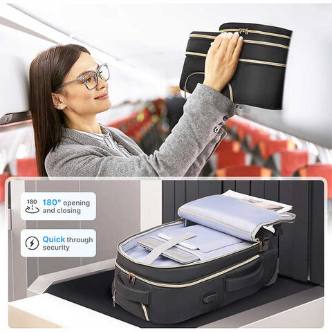 OEM 17Inch Laptop Travel Backpack with Wheels Carry on Luggage Rolling Backpack Overnight Business Trolley Backpack Bag